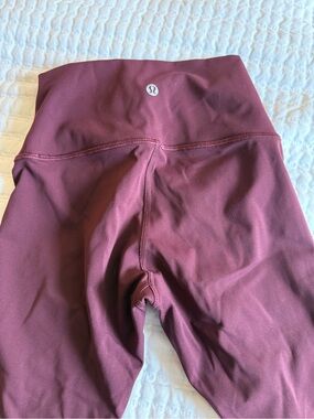 lululemon athletica Women's High-Rise Burgundy Leggings